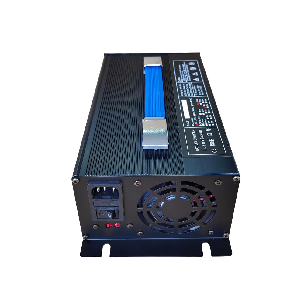 Abakoo New 36V 18A Battery Charger For Ezgo Ez-Go Txt 96-Up Golf Cart, Powerwise Style D-Plug